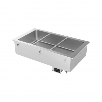 Bac bain-marie encastrable pour